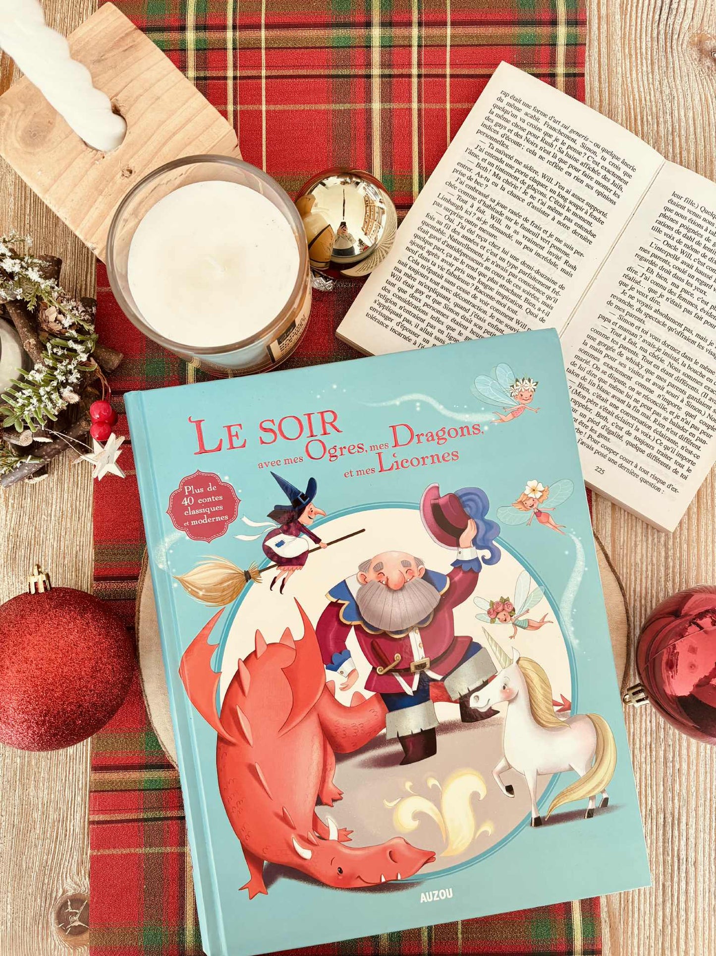 "Le soir avec mes Ogres, mes Dragons et mes Licornes"