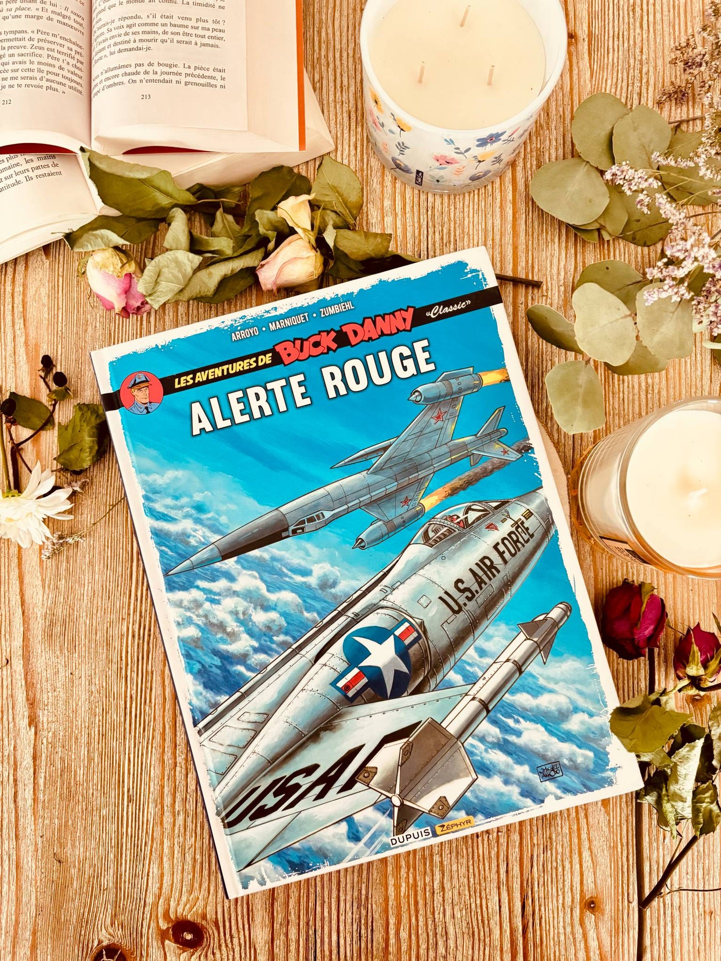 " Les aventures de Buck Danny " vol. 1 à 8 de Frédéric Zumbiehl & Jean-Michel Arroyo