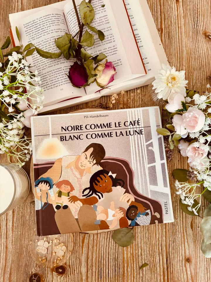 " Noire comme le café, blanc comme la lune" de Pili Mandelbaum