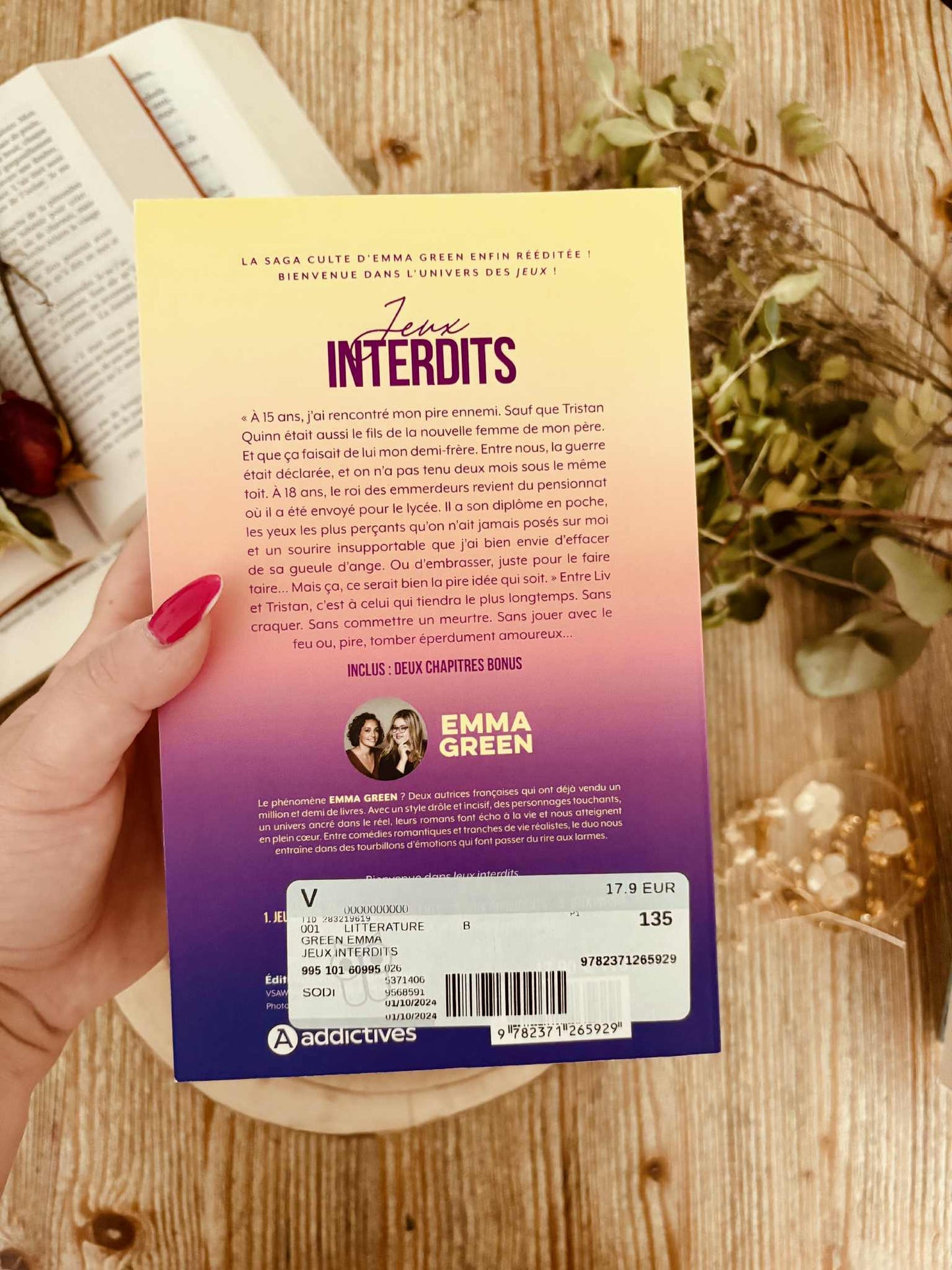 " Jeux interdits - tome 1 " d'Emma Green
