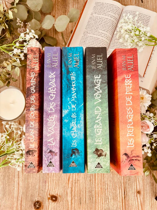 "Les Enfants de la Terre " -  vol.1, 2, 3, 4 et 5 de Jean M. Auel