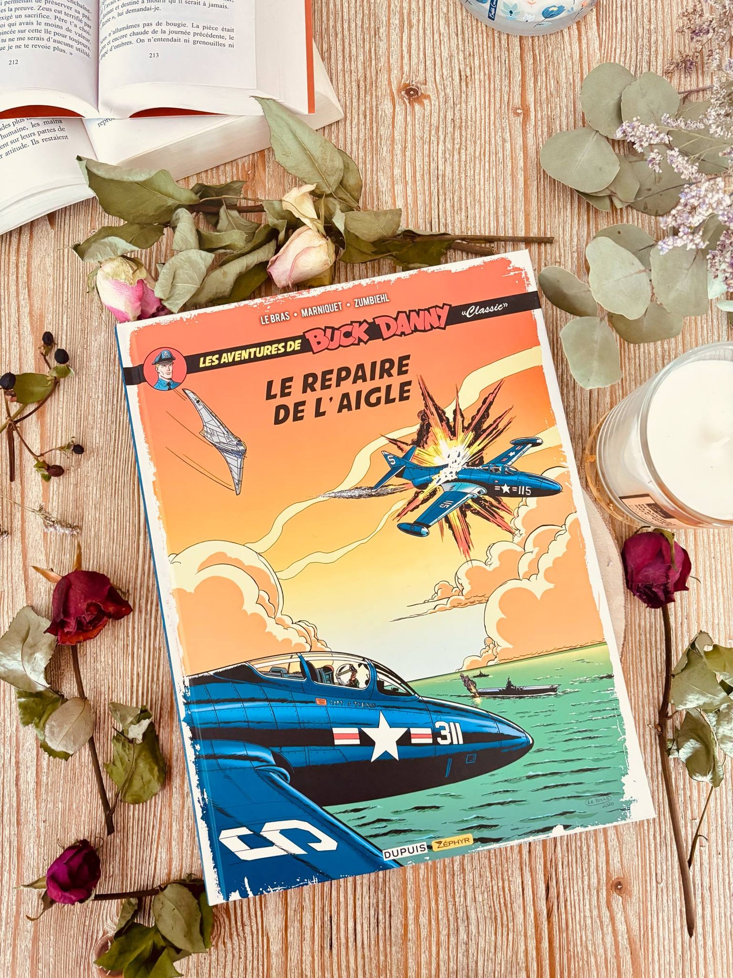 " Les aventures de Buck Danny " vol. 1 à 8 de  Frédéric Zumbiehl & Jean-Michel Arroyo